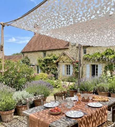 Filet d'ombrage en camouflage blanc
