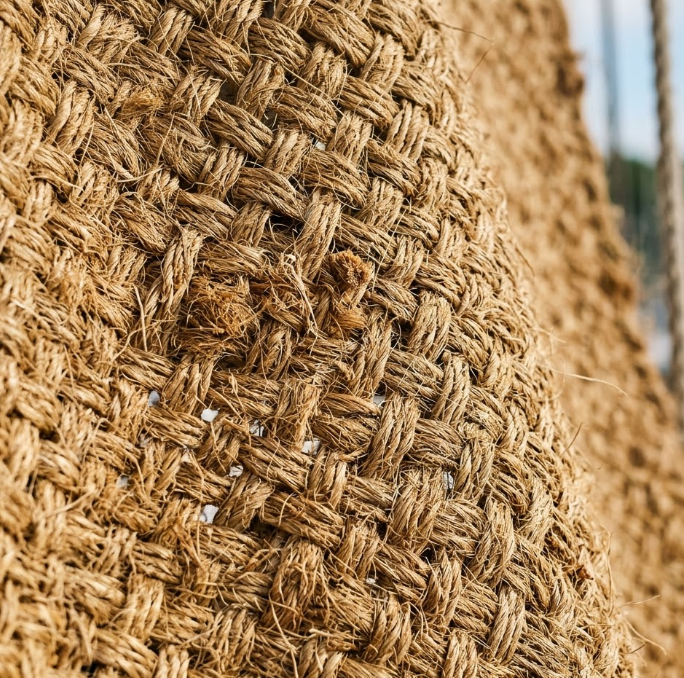 Voile d'ombrage fibre de coco rectangulaire